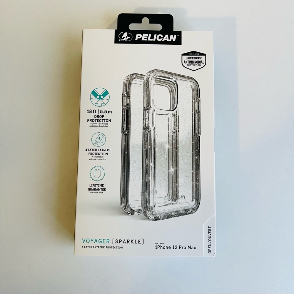 Pelican iPhone 12 Pro Max Voyager Sparkle Phone Case NWT